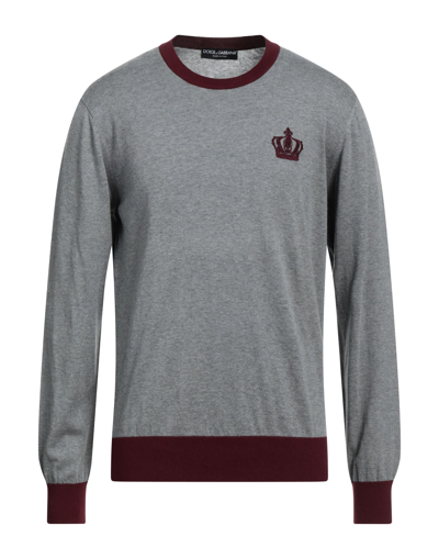 Dolce & Gabbana Sweaters In Grey