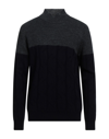 MACCHIA J MACCHIA J MAN TURTLENECK MIDNIGHT BLUE SIZE L WOOL, POLYAMIDE