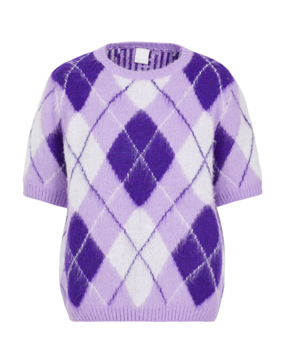 8 By Yoox Sweaters In Purple