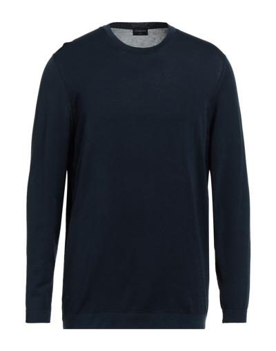Drumohr Sweaters In Dark Blue