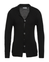 TRUSSARDI TRUSSARDI MAN CARDIGAN BLACK SIZE XXL ACRYLIC, WOOL, VISCOSE