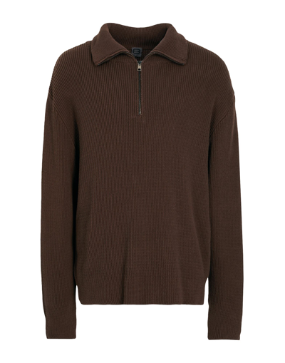 8 By Yoox Turtlenecks In Brown