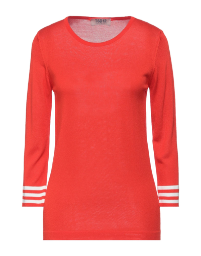 Tsd12 Sweaters In Red