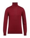 Mqj Turtlenecks In Burgundy