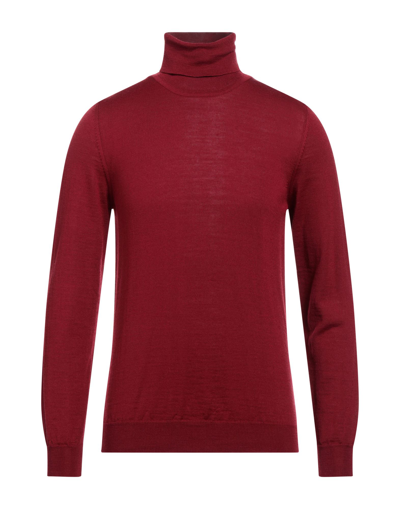 Mqj Turtlenecks In Brick Red