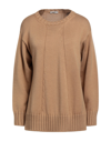 Wood Sweaters In Camel