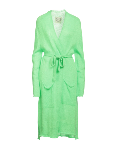 Pink Memories Cardigans In Green