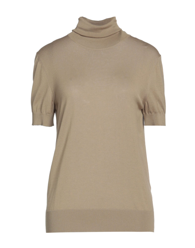 Dolce & Gabbana Turtlenecks In Khaki