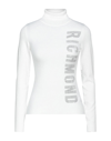 John Richmond Turtlenecks In White