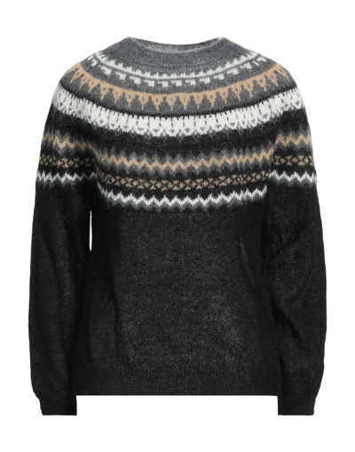 Maje Sweaters In Black