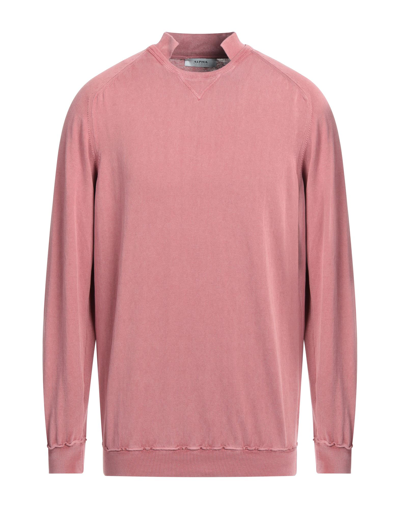 Alpha Studio Sweaters In Pink