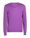 Drumohr Basic Sweater In Purple