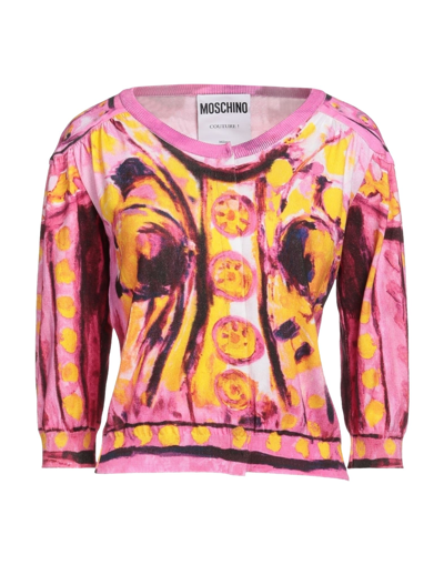 Moschino Cardigans In Pink