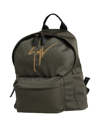 Giuseppe Zanotti Backpacks In Military Green