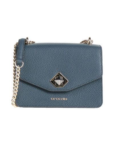 Cromia Handbags In Slate Blue