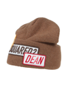 Dsquared2 Hats In Brown