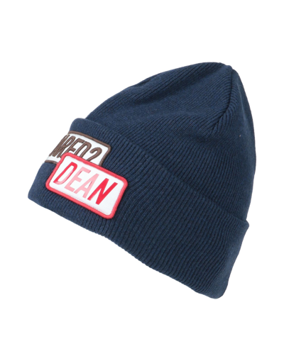 Dsquared2 Hats In Dark Blue