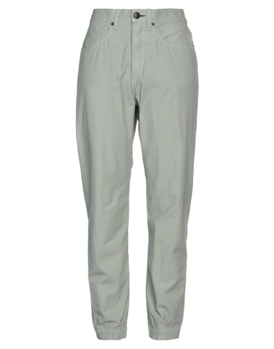 Rag & Bone Cotton Tapered Trousers In Sage Green