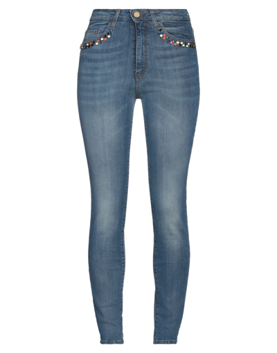 Manila Grace Jeans In Blue