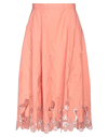Elisabetta Franchi Midi Skirts In Pink