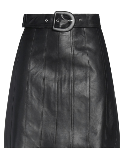 Sandro Mini Skirts In Black