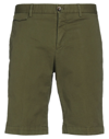 Pt Torino Knee Length Cargo Shorts In Green