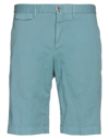 Pt Torino Man Shorts & Bermuda Shorts Pastel Blue Size 38 Cotton, Elastane