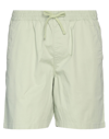 Vans Man Shorts & Bermuda Shorts Light Green Size Xl Cotton, Elastane