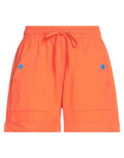 Love Moschino Woman Shorts & Bermuda Shorts Orange Size 4 Cotton In Orange