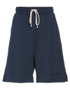 Department 5 Man Shorts & Bermuda Shorts Midnight Blue Size S Cotton