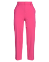 Merci .., Woman Pants Fuchsia Size 6 Cotton, Nylon, Elastane In Pink