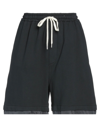 Tessa . Woman Shorts & Bermuda Shorts Charcoal Size Xs Cotton, Silk In Grey