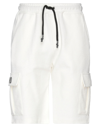 Takeshy Kurosawa Man Shorts & Bermuda Shorts White Size Xxl Cotton