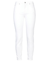 Haikure Korea High Waist Straight Leg Jeans In White