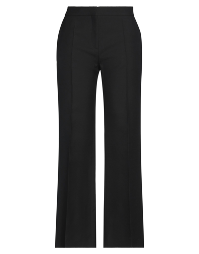 Valentino Wool And Silk-blend Crepe Wide-leg Pants In Black