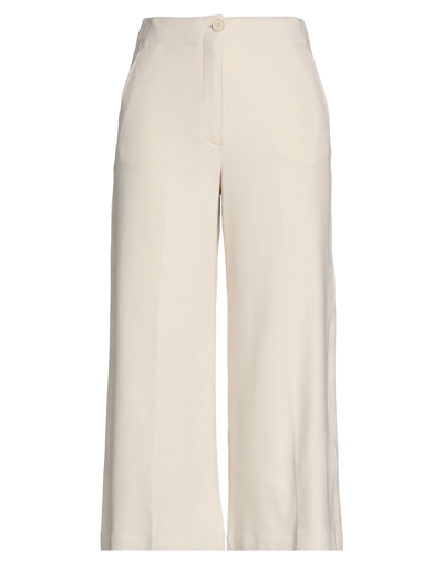 Alysi Cropped Pants In White