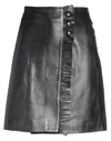 Sandro Mini Skirts In Black