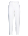 Peserico Woman Pants White Size 4 Viscose, Elastane In White