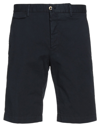 Pt Torino Man Shorts & Bermuda Shorts Midnight Blue Size 42 Cotton, Elastane
