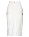 Dundas Midi Skirts In White