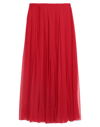 Valentino Long Skirts In Red