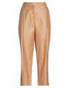 Alysi Ajoure' Wide-leg Trousers In Beige