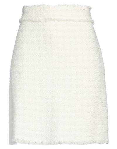 Pinko Mini Skirts In White