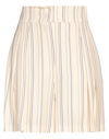 Jijil Woman Shorts & Bermuda Shorts Ivory Size 8 Viscose In White