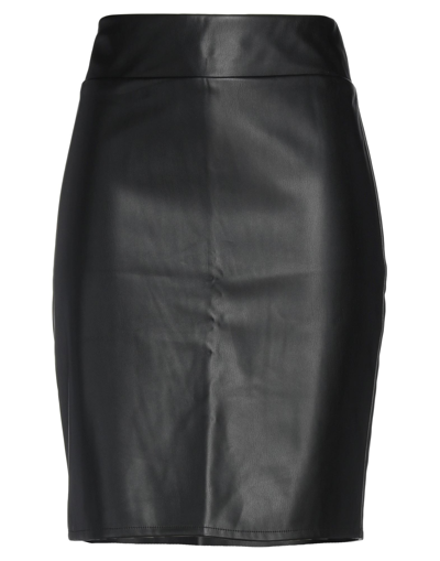 Frank Lyman Mini Skirts In Black