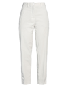 Momoní Woman Pants Light Grey Size 4 Lyocell, Cotton, Elastane