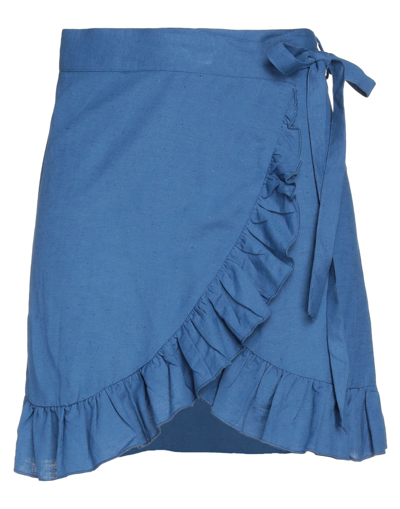 Iconique Mini Skirts In Blue