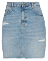 FRACOMINA FRACOMINA WOMAN DENIM SKIRT BLUE SIZE 26 COTTON