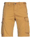 Berna Man Shorts & Bermuda Shorts Ocher Size 30 Cotton In Yellow