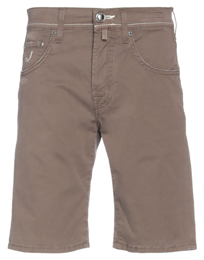 Jacob Cohёn Man Shorts & Bermuda Shorts Cocoa Size 28 Cotton, Elastane In Cocoa